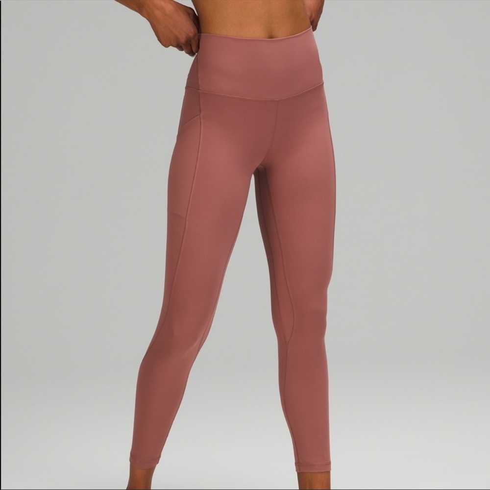 NWT Lululemon Align Pockets 25” Spiced Chai. Sz 4.